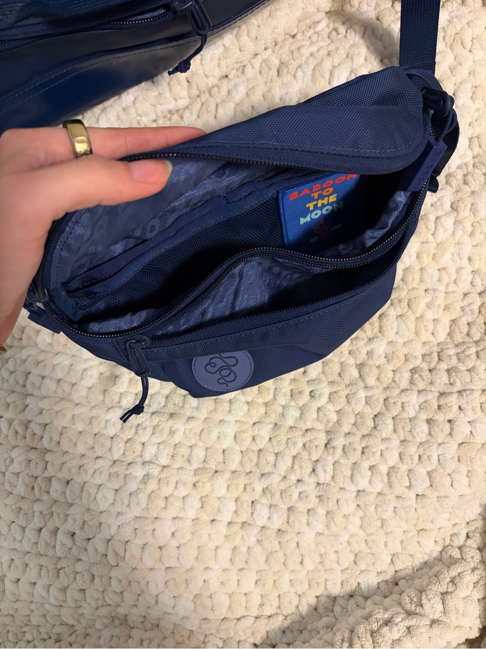 Baboon to the Moon Navy 3L Fanny pack
